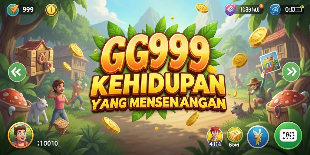 Tampilan gameplay menarik dari GG999 dalam simulasi kehidupan.