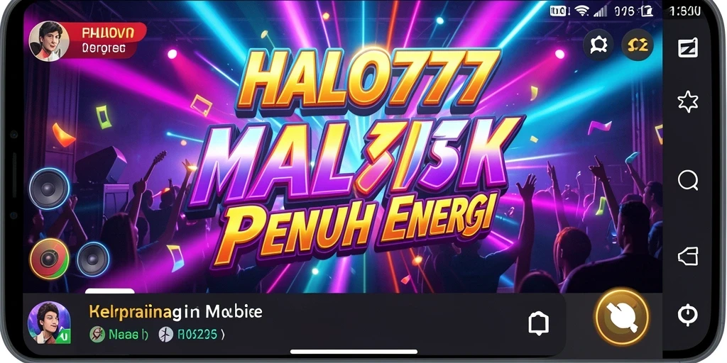 Tampilan gameplay HALO777 yang penuh dengan ritme dan melodi.