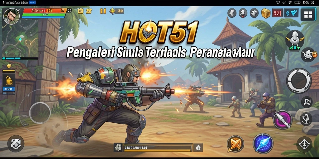 Screenshot utama HOT51 menunjukkan gameplay simulasi yang mendebarkan.