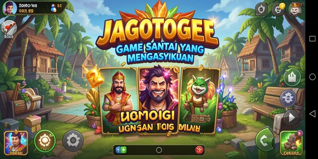 Tampilan seru gameplay JAGOTOGEL yang penuh warna.