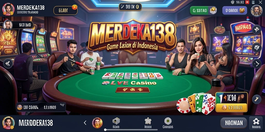 Gameplay Live Casino yang menarik dan interaktif di MERDEKA138.