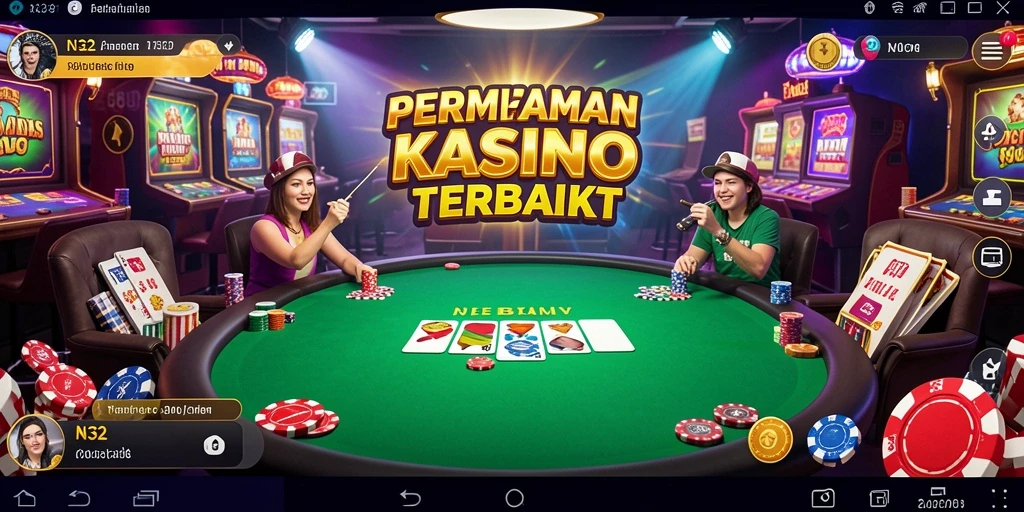 Tangkapan layar N32 menampilkan pengalaman bermain Kasino yang menarik dan interaktif.