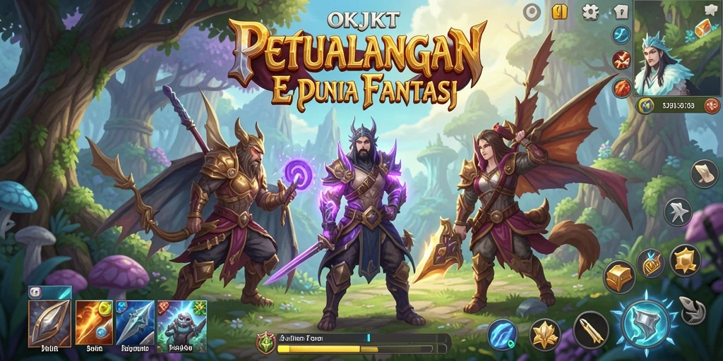 Gameplay RPG seru dengan grafik menawan dan petualangan yang mendebarkan.