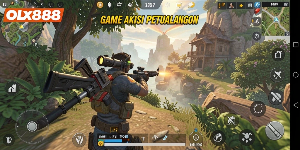 Gameplay seru OLX888 menunjukkan aksi penuh tantangan dalam dunia TPS.