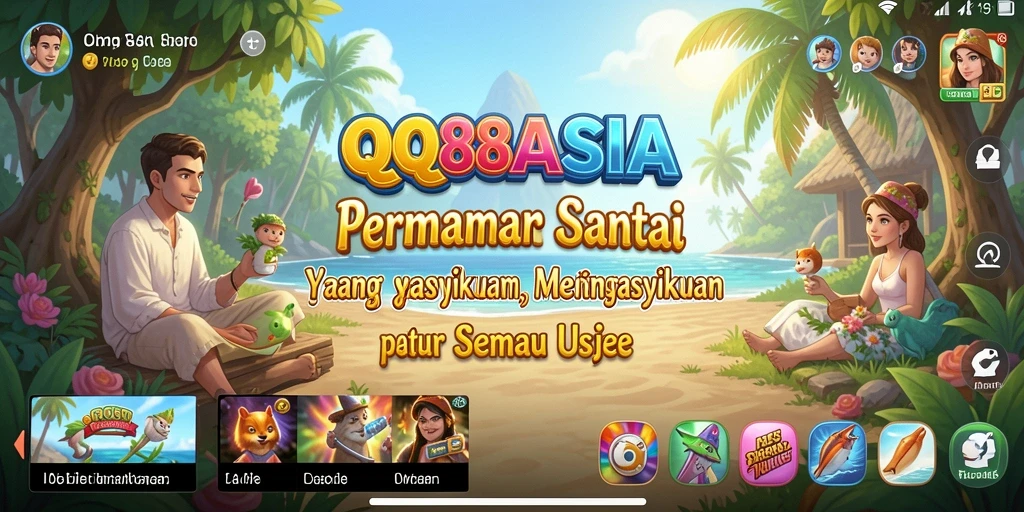 Tampilan gameplay QQ88ASIA yang seru dan menyenangkan.