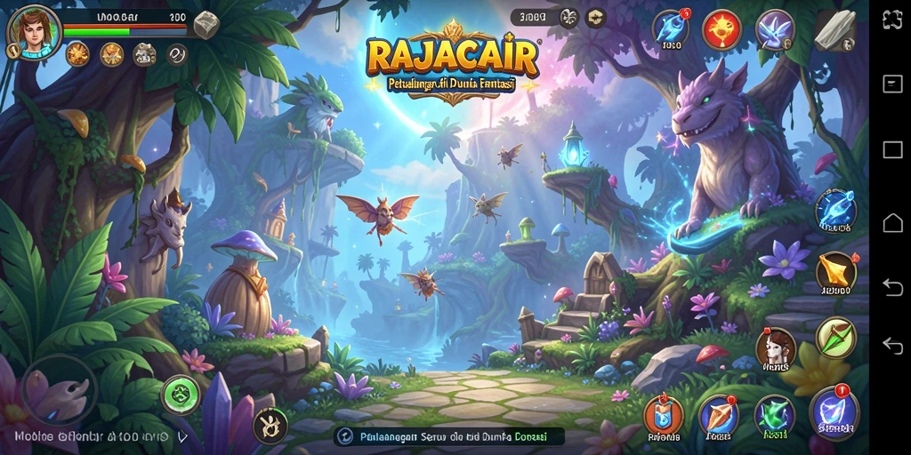 Tampilan gameplay RAJACAIR dengan petualangan yang seru.