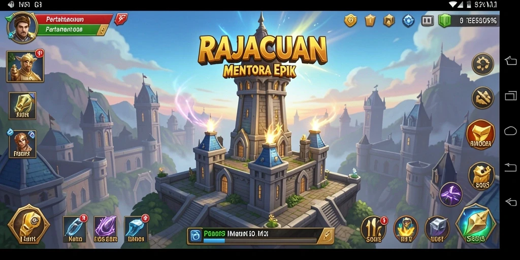 Menampilkan strategi pertahanan menara yang seru dan menegangkan.
