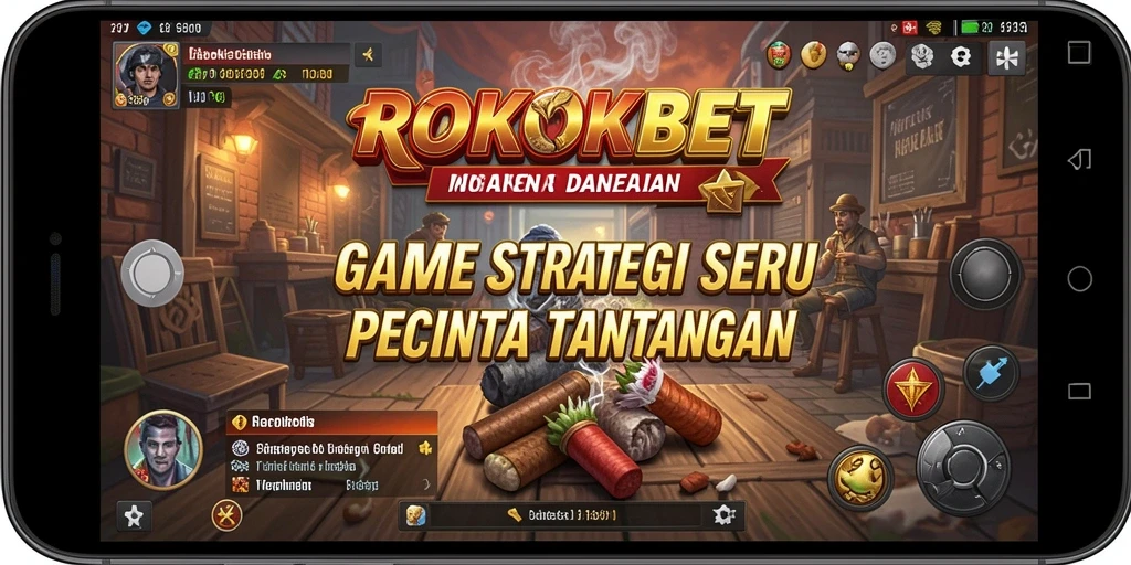 Tampilan utama ROKOKBET dengan aksi strategis yang mendebarkan.